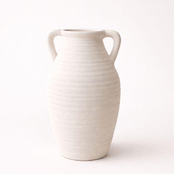 Dune Two Handle Ceramic Vase 